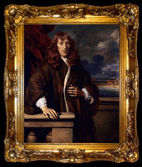 framed  Gerbrand van den Eeckhout Portrait of an officer of the Dutch East India Company, ta009-2